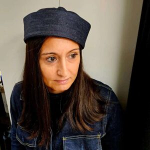 Accueil chapeau en jeans