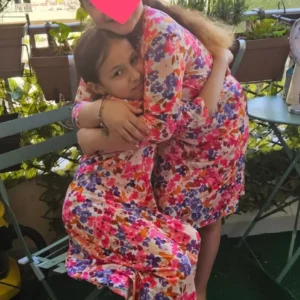 maillot tsniout enfant fleurie