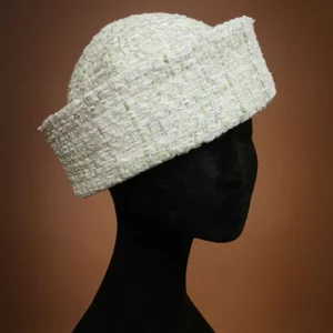 Accueil chapeau tweed vert