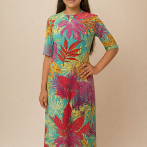 maillot tsniout enfant framboise pompon