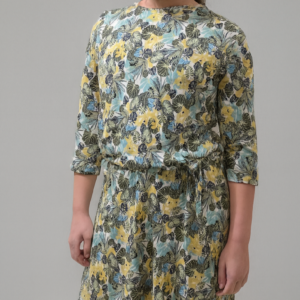 maillot tsniout enfant ado feuille vert jaune