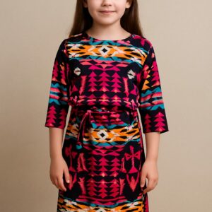 Accueil maillot tsniout enfant ado feuille rose et noir